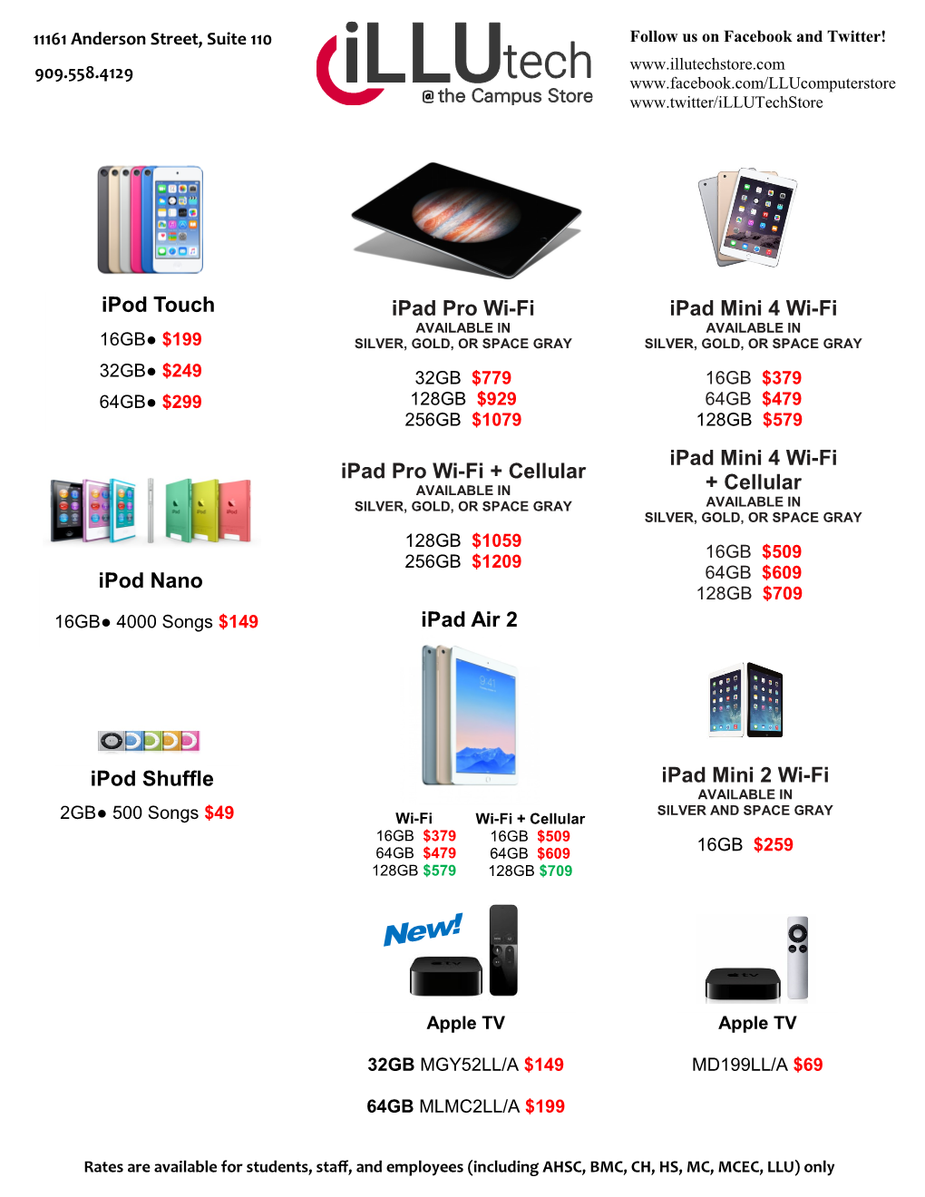 Ipod Shuffle Ipod Touch Ipod Nano Ipad Mini 2 Wi-Fi Ipad Mini 4 Wi-Fi