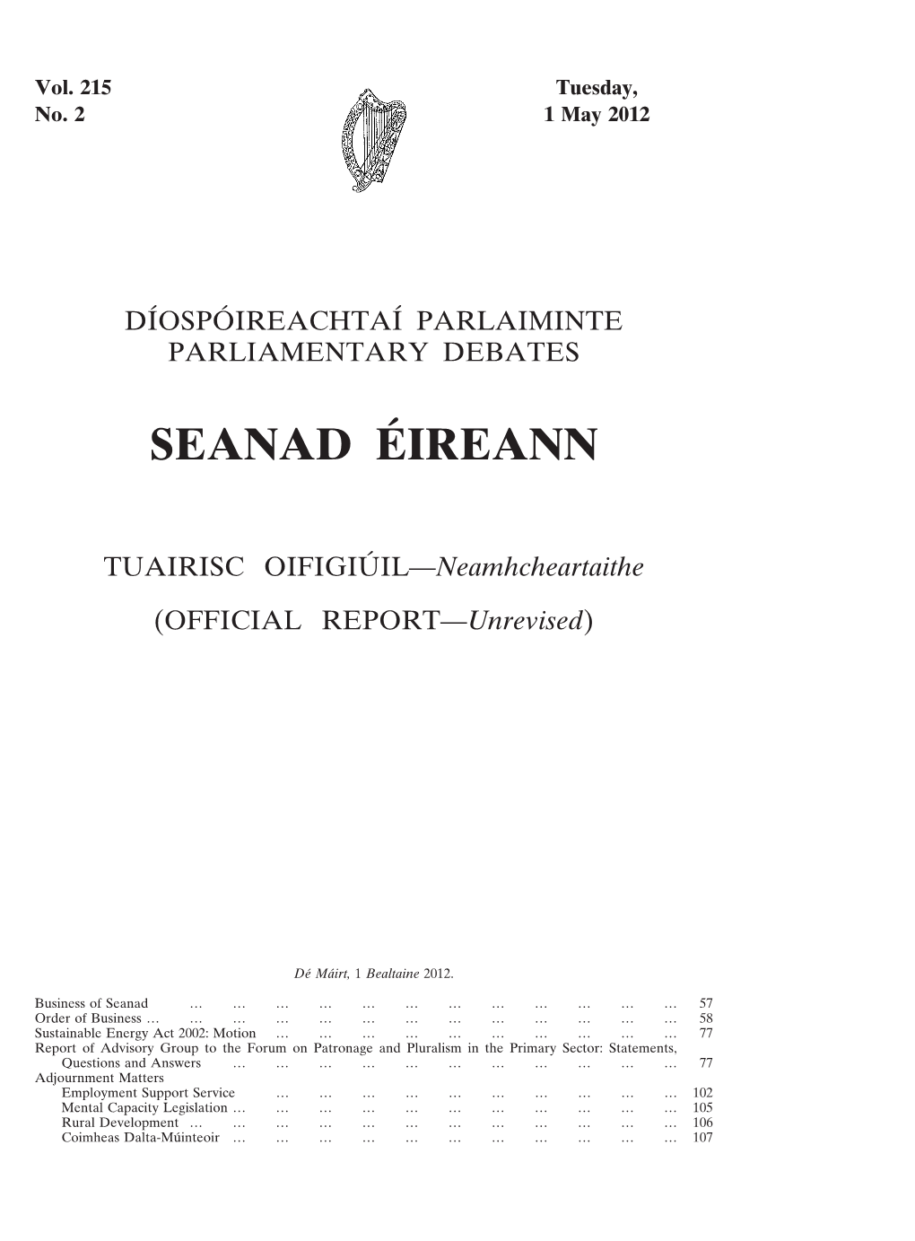 Seanad Éireann