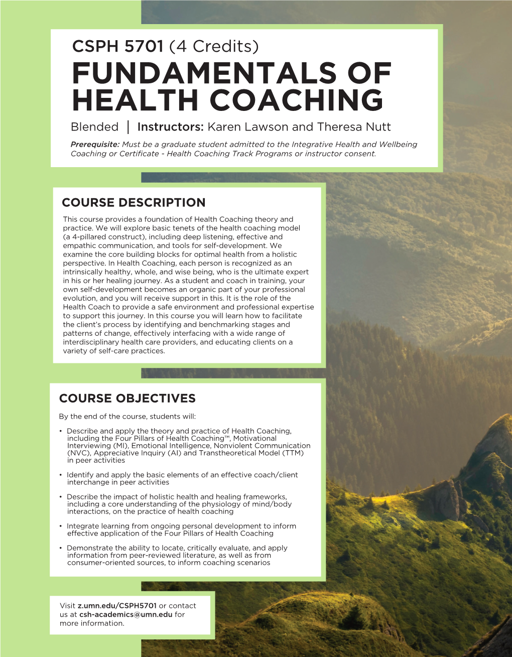 Fundamentals of Health Coaching