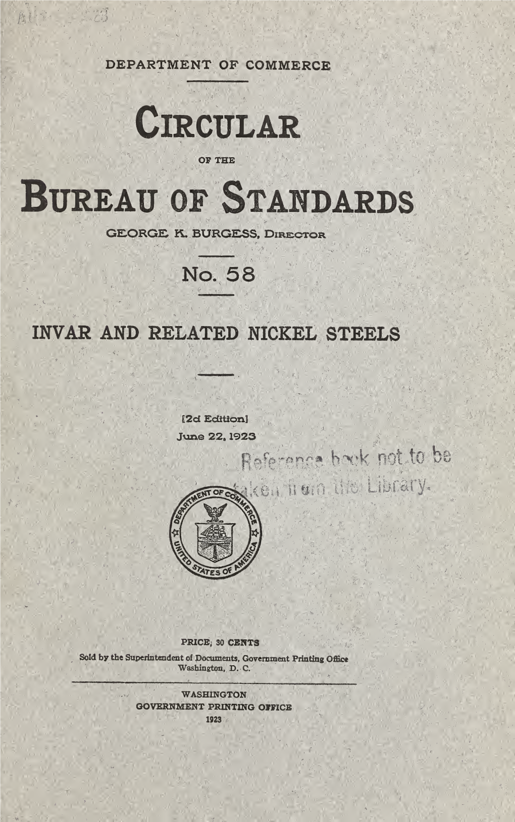 Invar and Related Nickel Steels