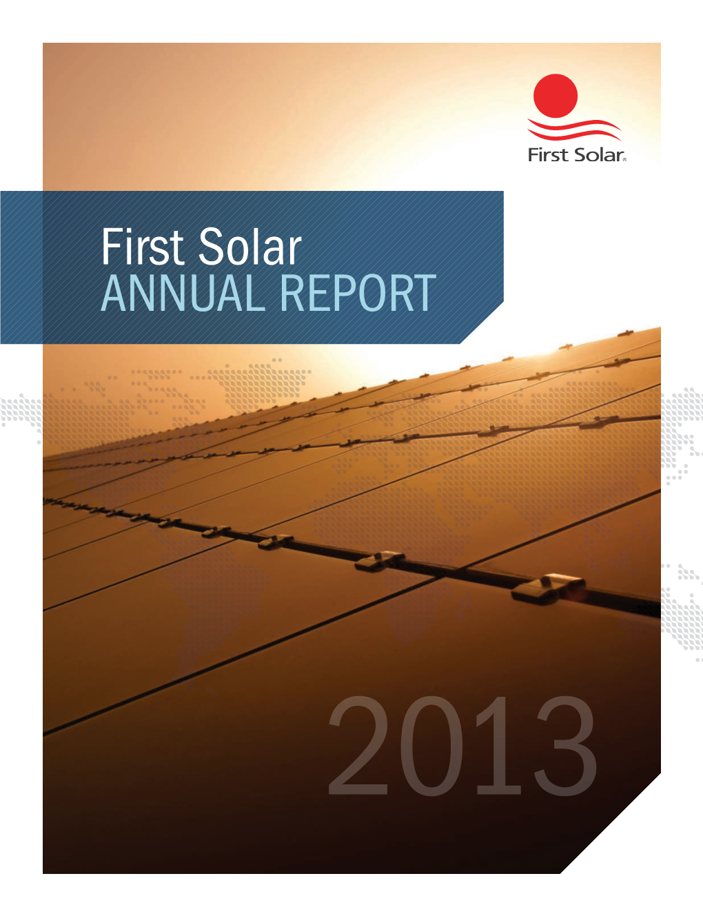 First Solar ANNUAL REPORT