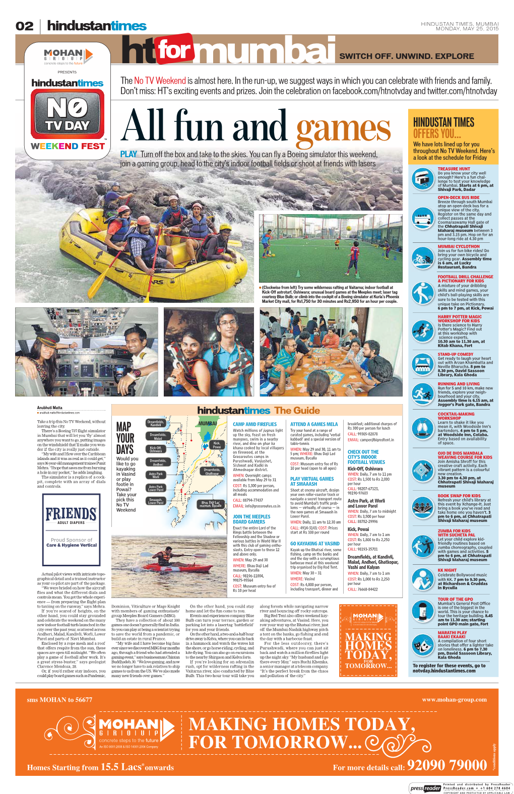 Map Your Days Hindustan Times Offers You