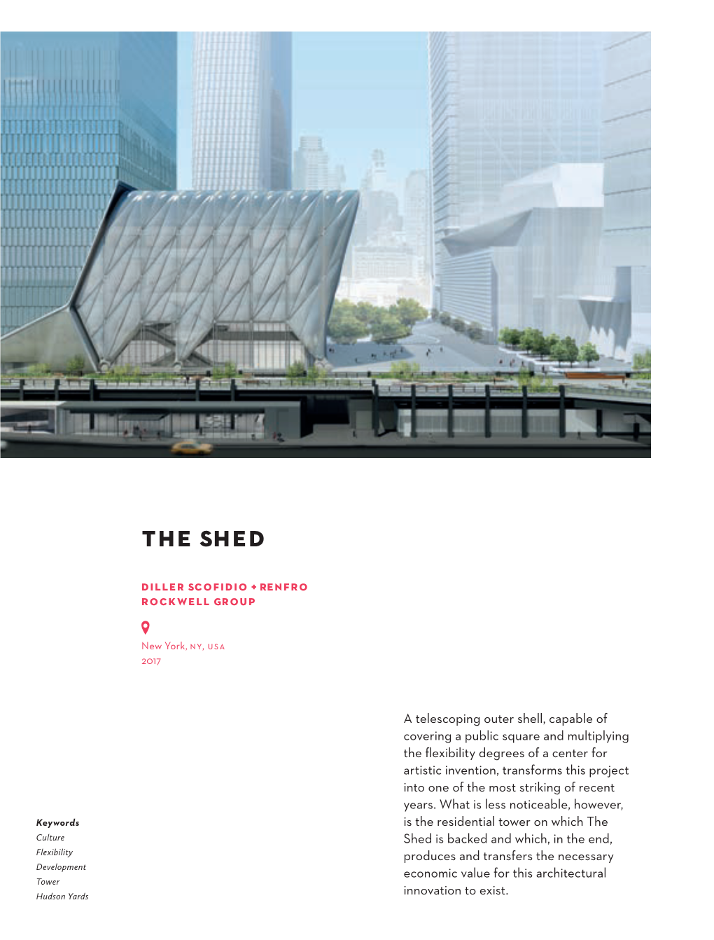 The Shed Y, Usa Innovation to Exist