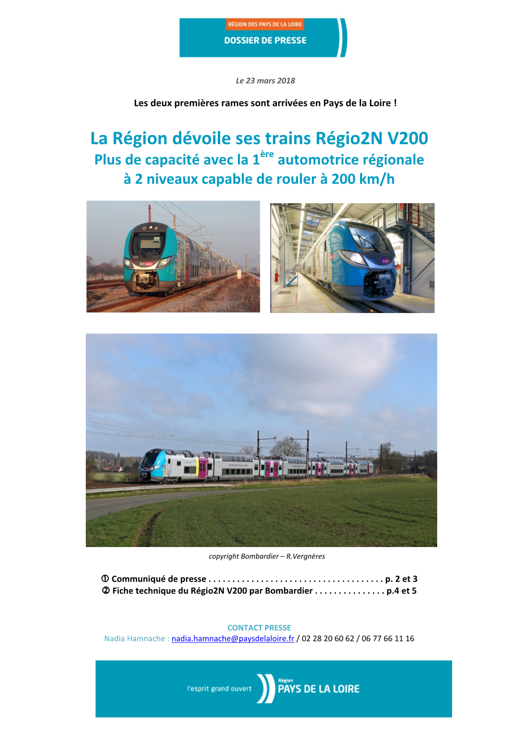 La Région Dévoile Ses Trains Régio2n V200 Plus De Capacité Avec La 1Ère Automotrice Régionale À 2 Niveaux Capable De Rouler À 200 Km/H