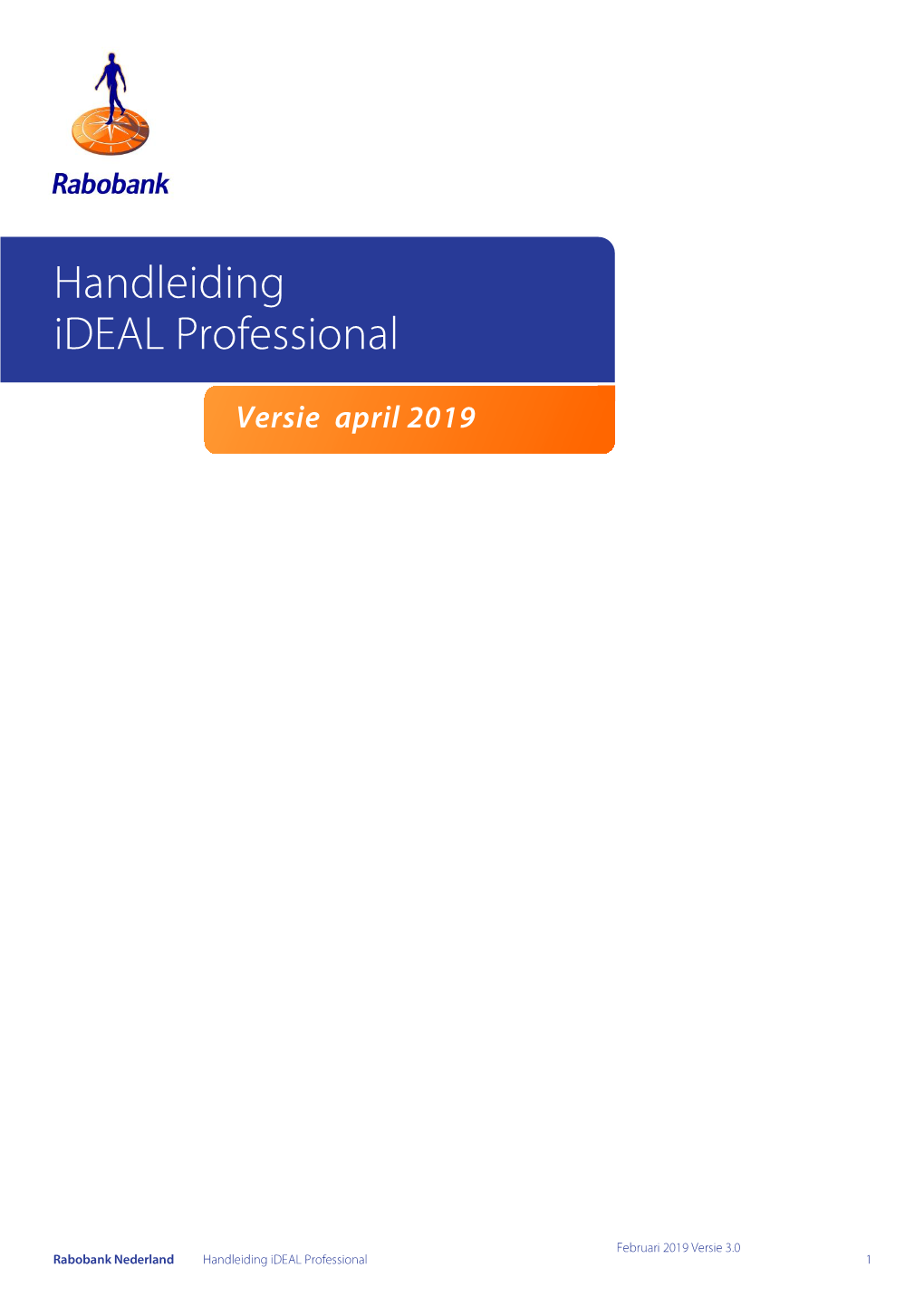 Handleiding Ideal Professional Versie April 2019