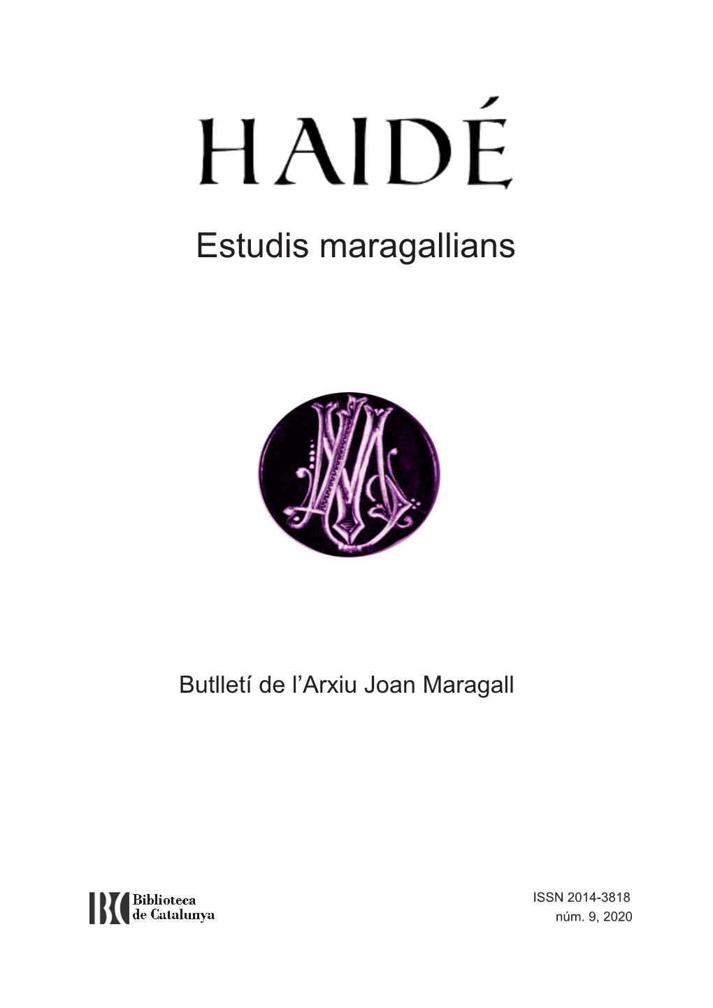 Estudis Maragallians