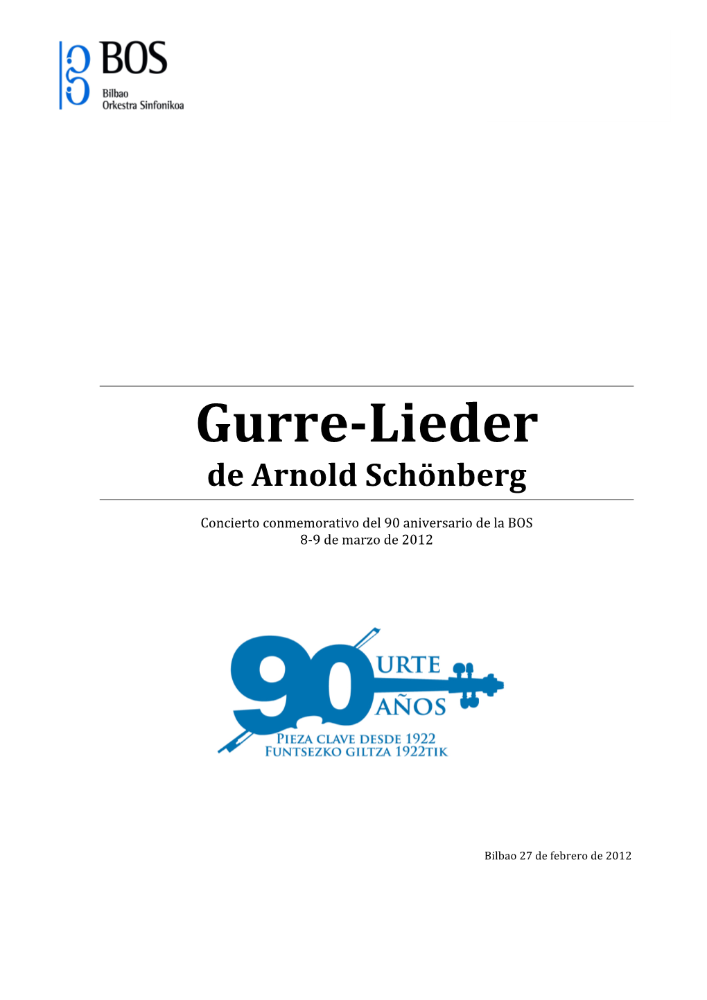 Gurre-‐Lieder