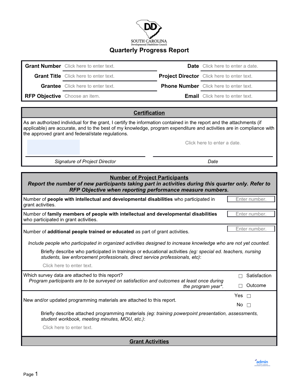 South Carolina Developmental Disabilities Council