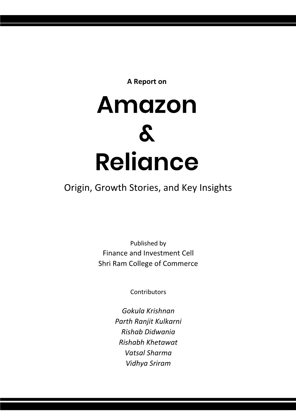 Amazon & Reliance