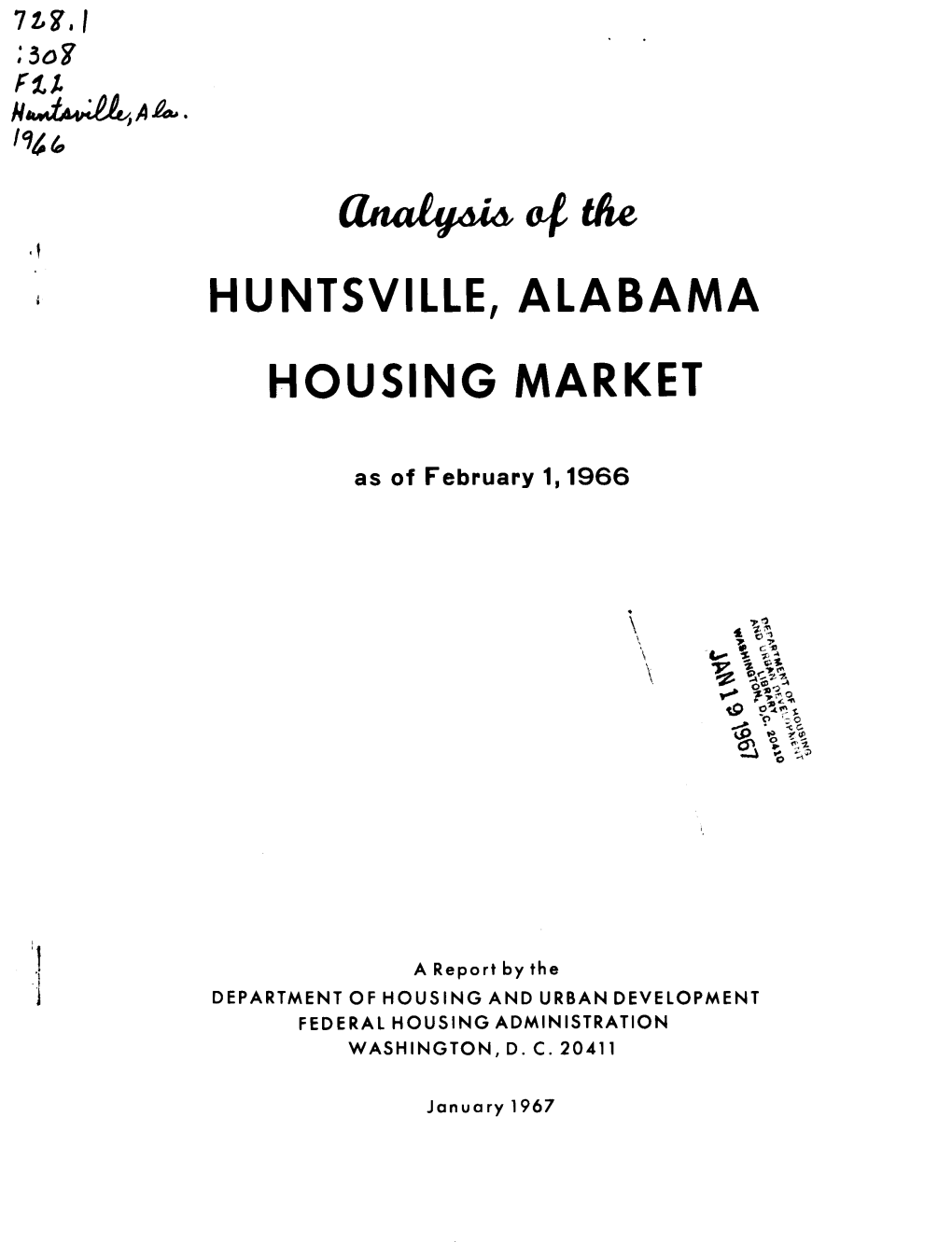 Analysis of the Huntsville, Alabama Housing Market