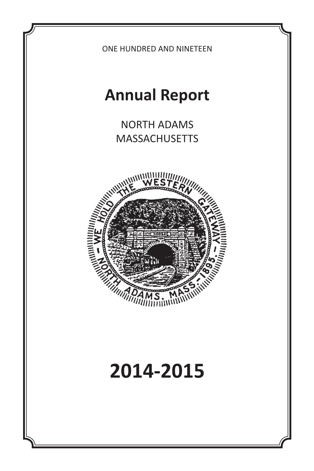 City of North Adams Annual Report 2014-2015