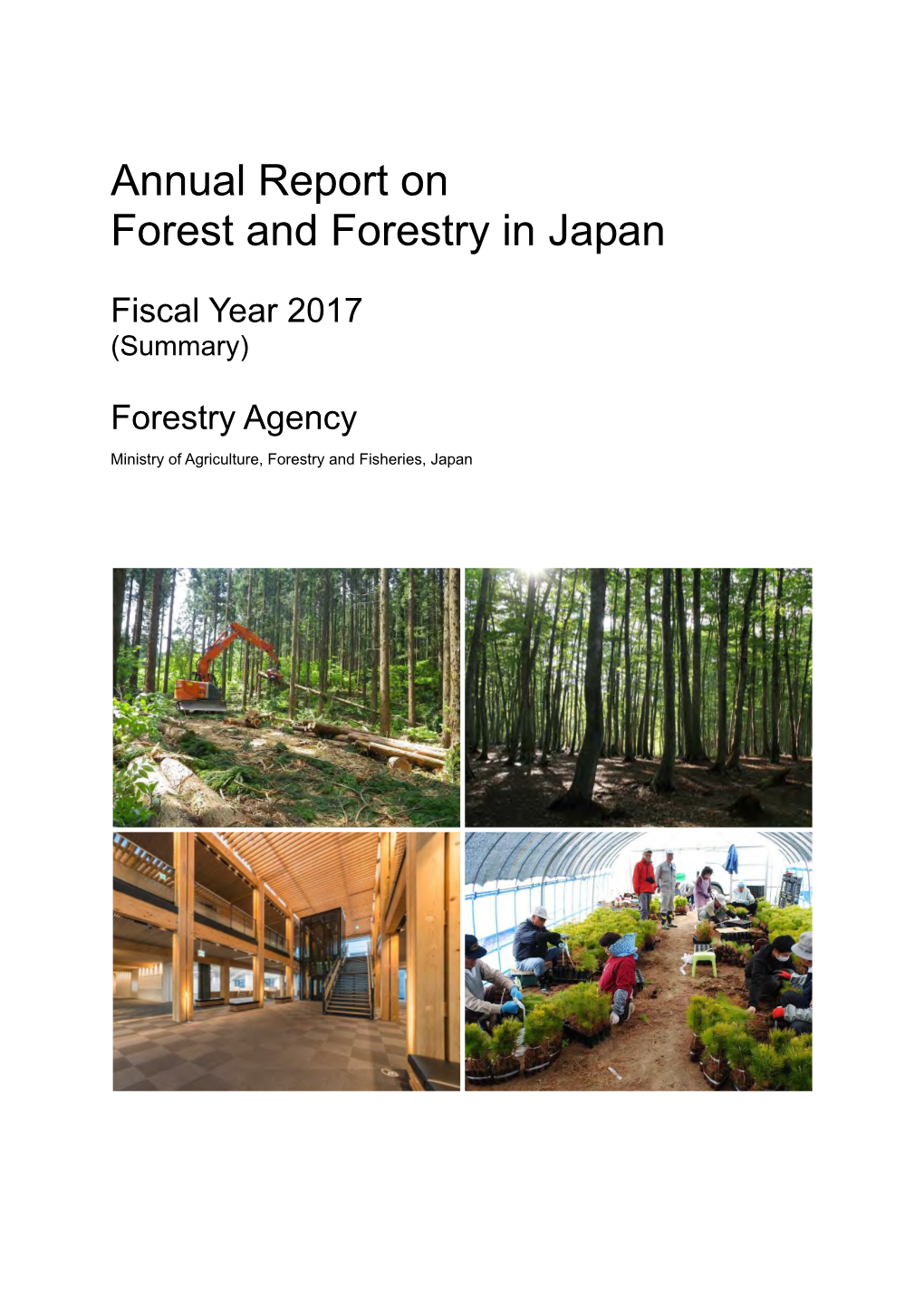 Annual Report on Forest and Forestry in Japan