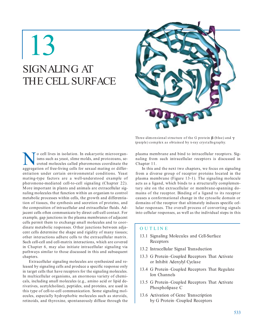 Signaling at the Cell Surface