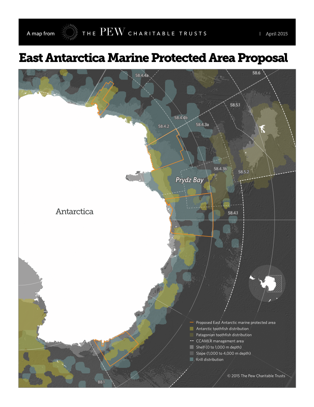 East Antarctica Marine Protected Area Proposal 60° E 58.6 58.4.4A