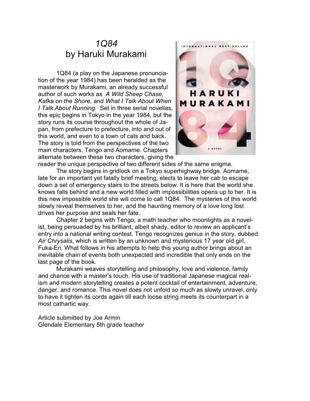 1Q84 by Haruki Murakami