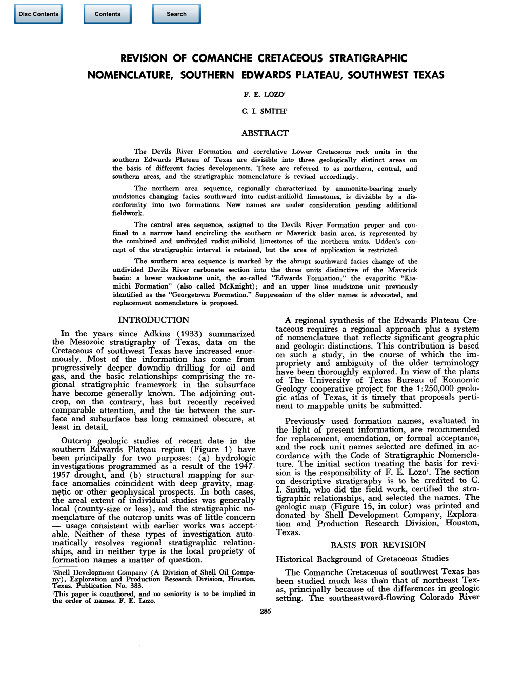 Revision of Comanche Cretaceous Stratigraphic Nomenclature, Southern Edwards Plateau, Southwest Texas