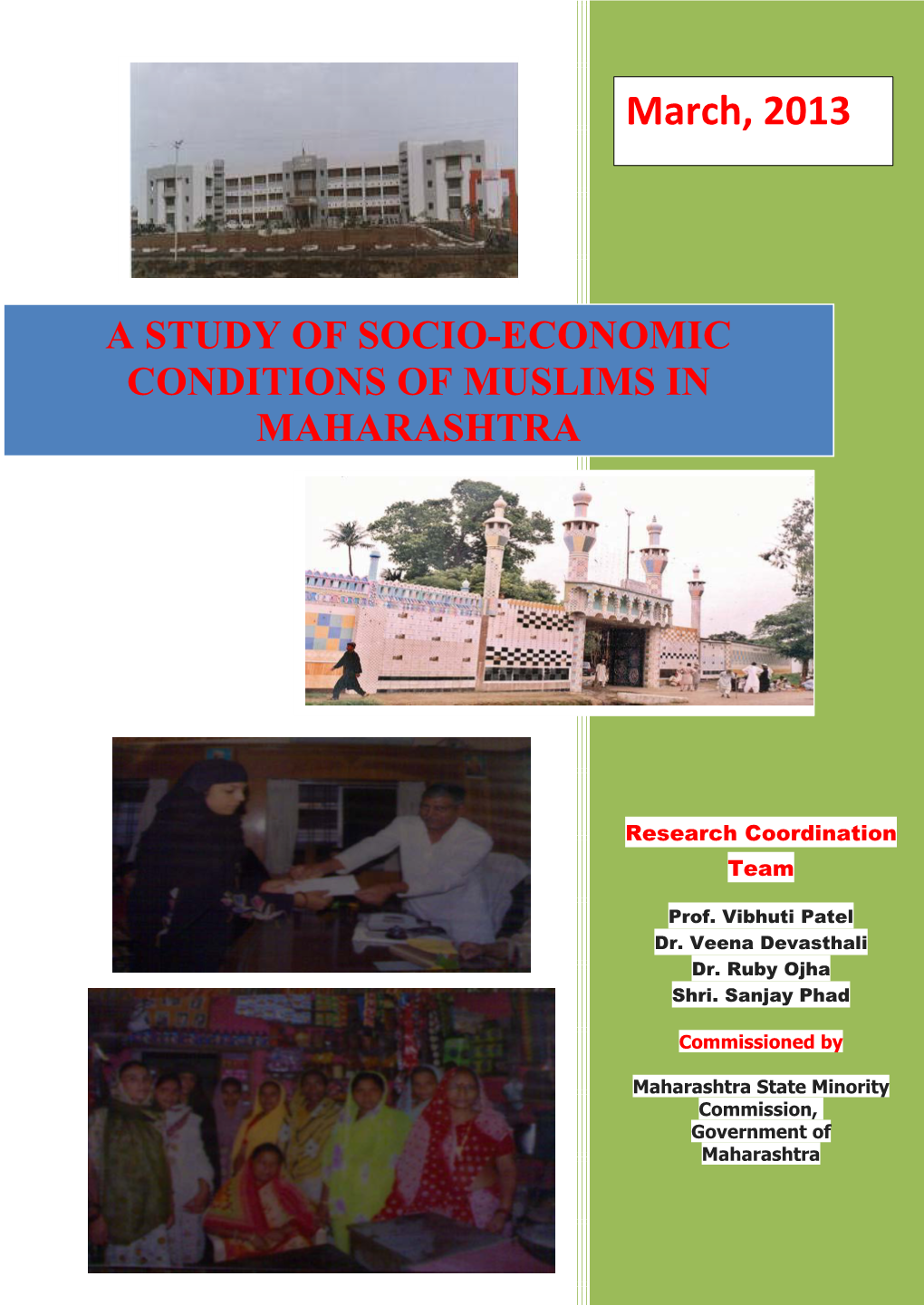 A Study of Socio-Economic Conditions of Muslims in Washim