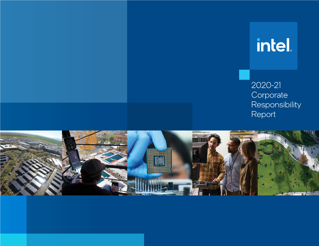 Intel 2020-21 Corporate Responsibility Report, We Aim to Provide Emissions