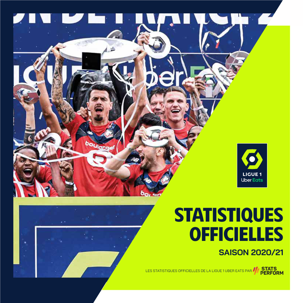 Statistiques Officielles Saison 2020/21