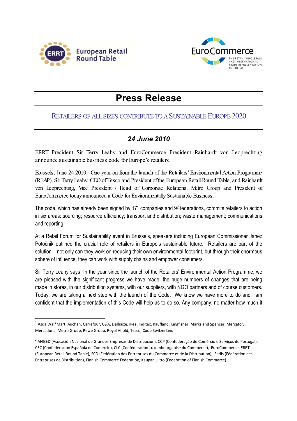 Press Release