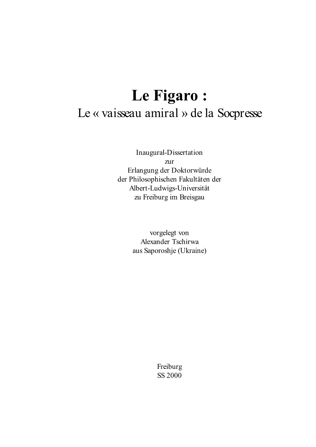 Le Figaro : Le « Vaisseau Amiral » De La Socpresse