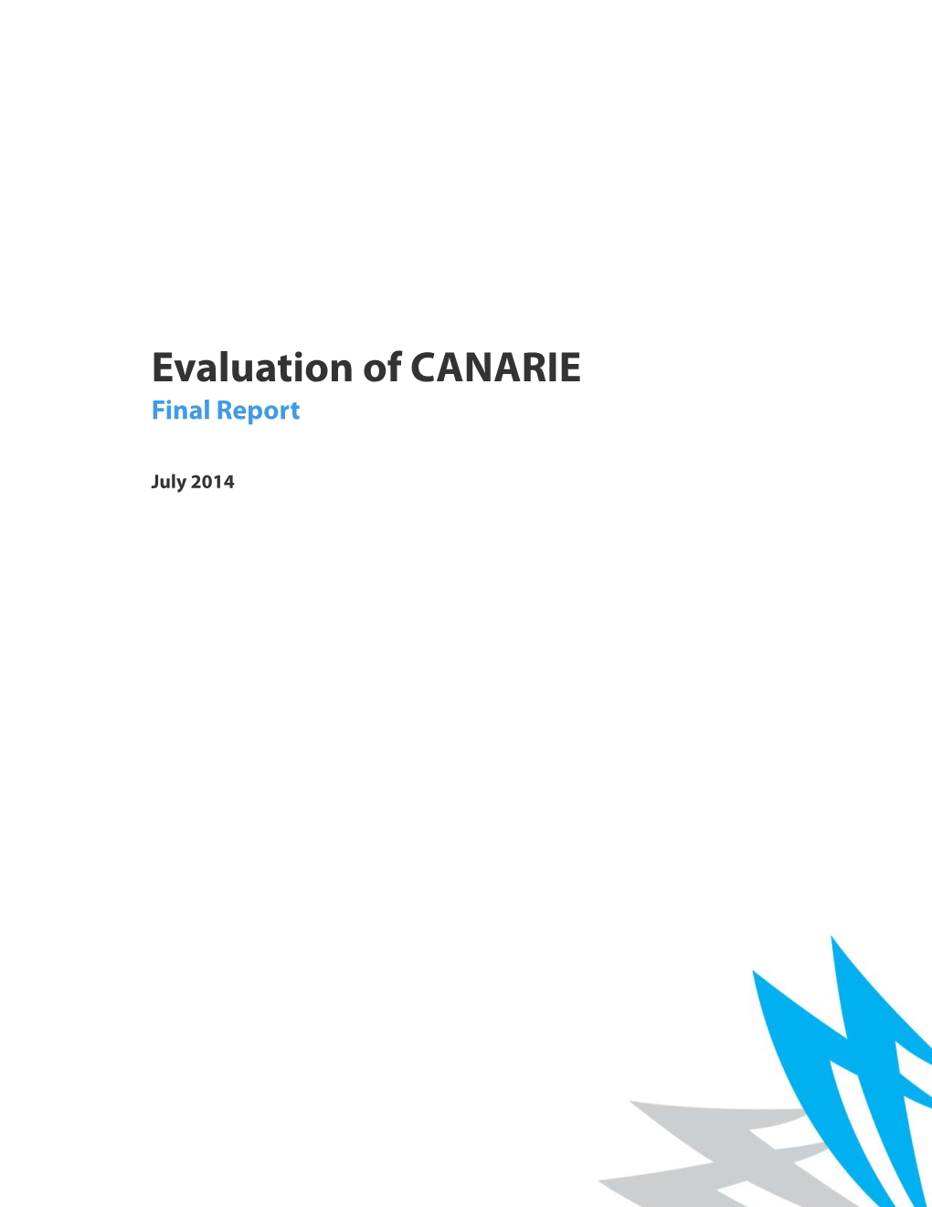 CANARIE Final Report