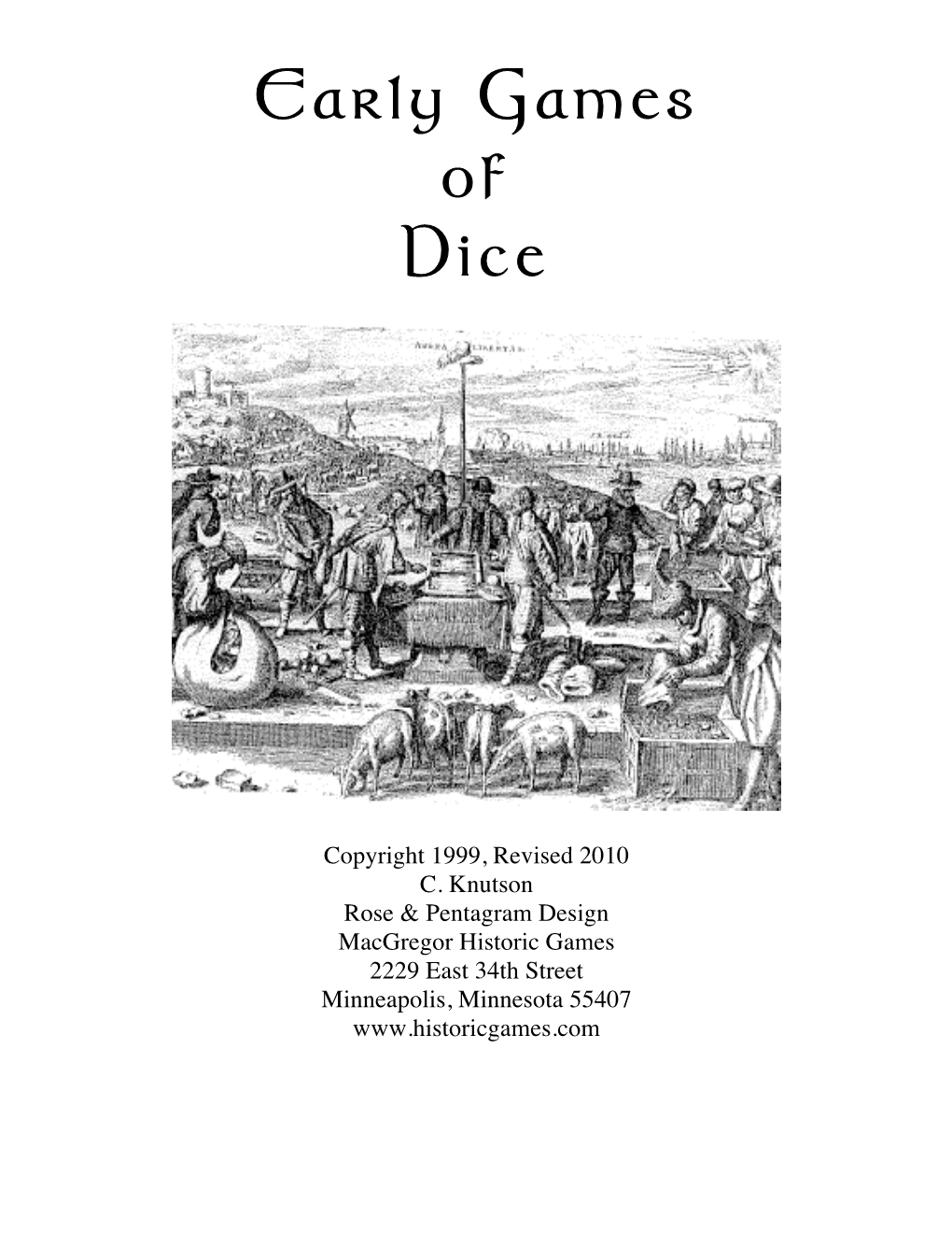 Early Games of Dice