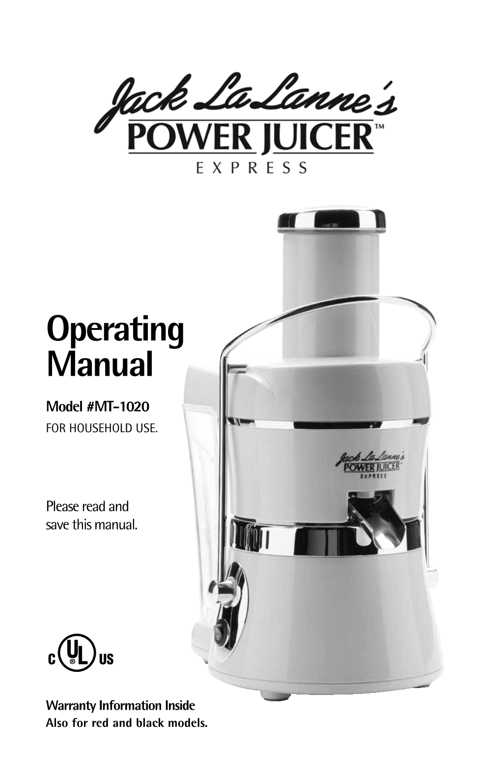 Power Juicer Express Manual