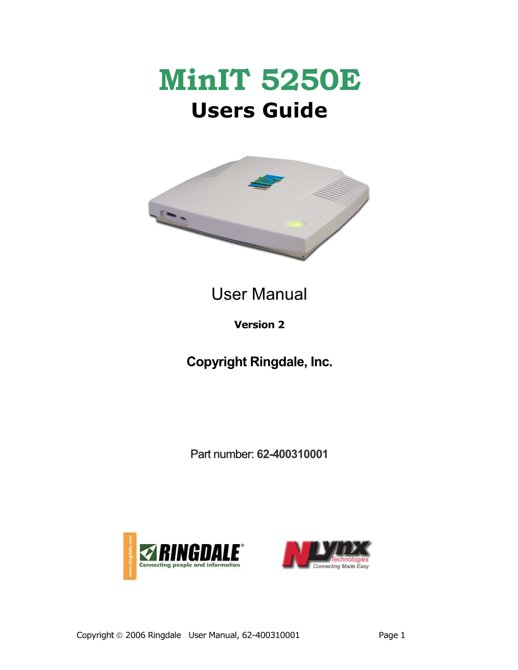 Minit-5250E User Guide II