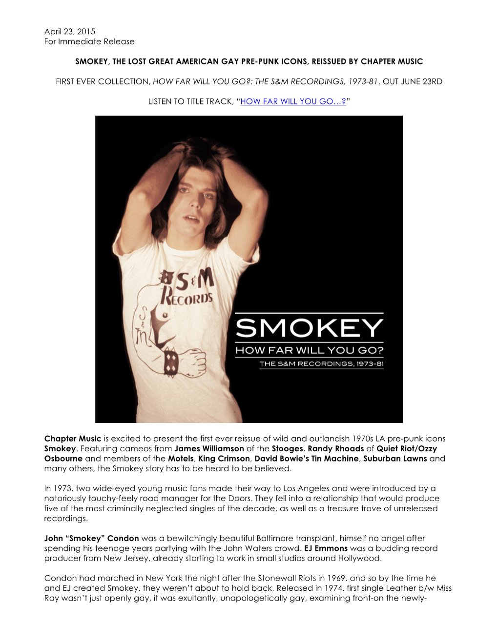 Smokey Announce