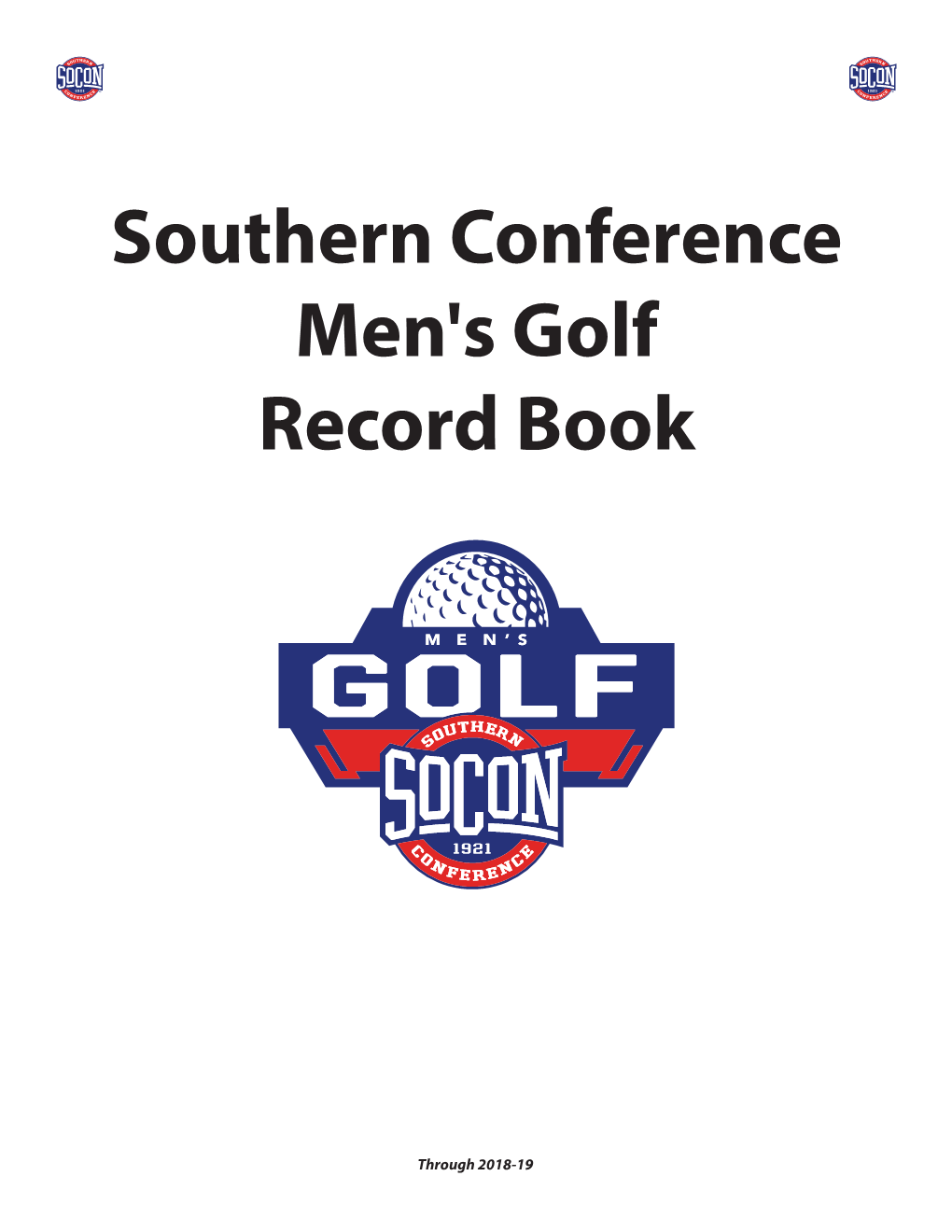 Southern Conference Men's Golf Record Book