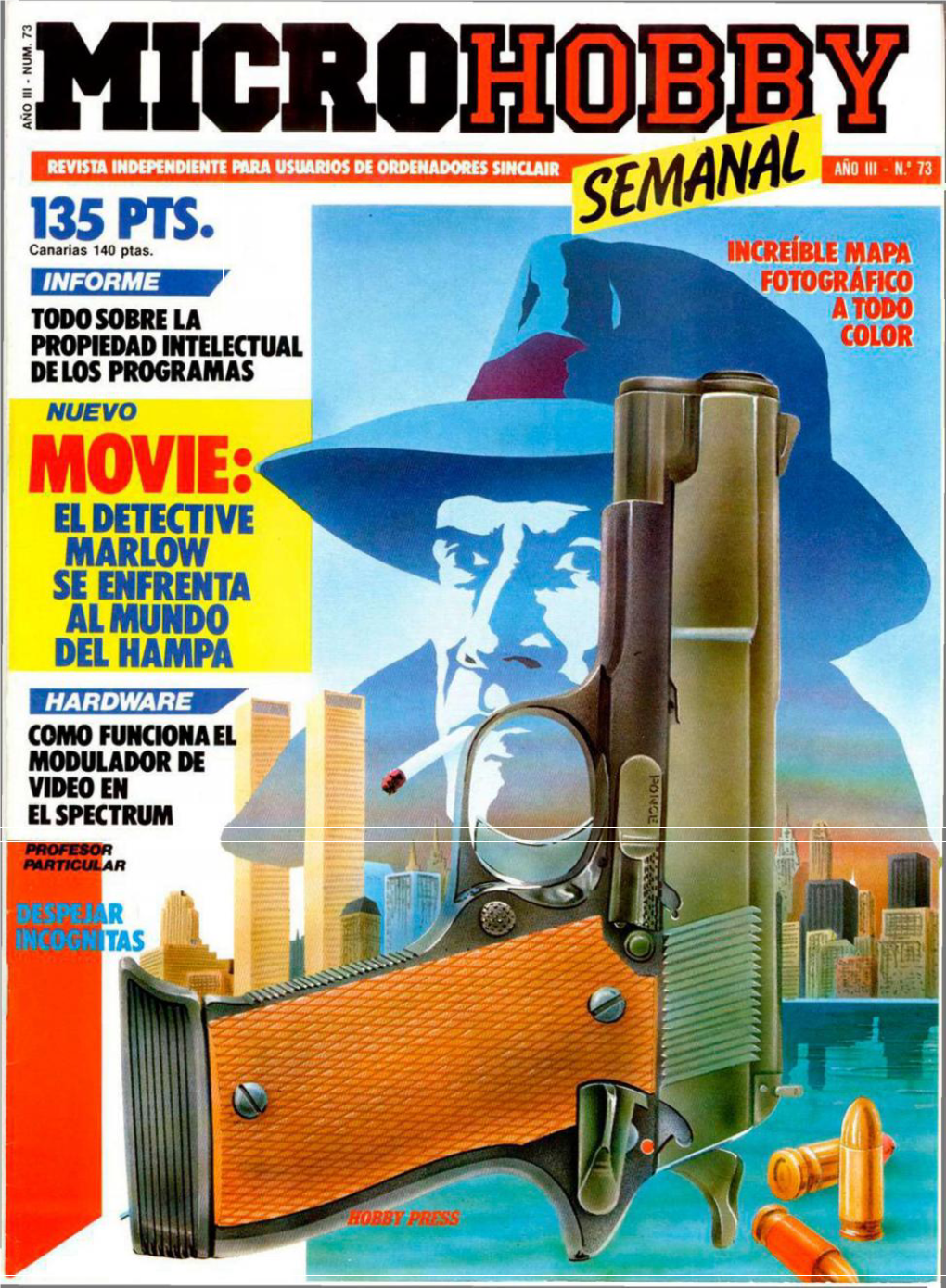 MOVIE:| EL DETECTIVE MARLOW SE ENFRENTA AL MUNDO DEL HAIWRA HARDWARE COMO FUNCIONA EL MODULADOR DE VIDEO EN EL SPECTRUM C/ Duque De Sesto, 50 28009 Madrid Tels