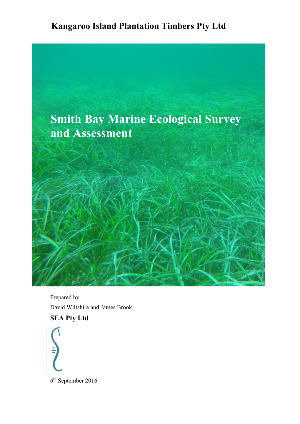 Smith Bay Marine Ecological Survey and Assessment