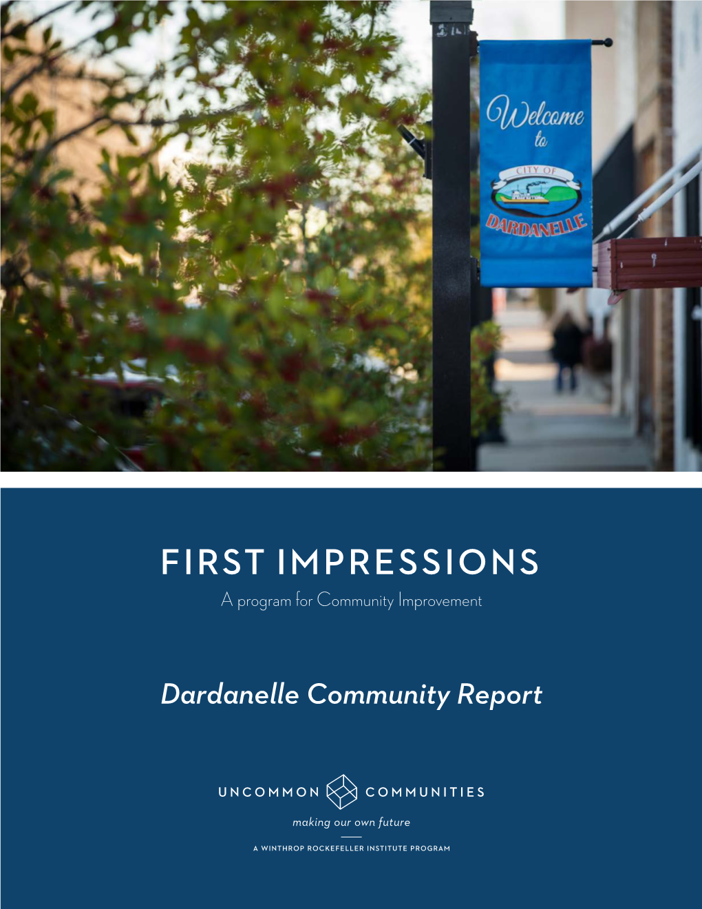 FIRST IMPRESSIONS a Program for Community Improvement