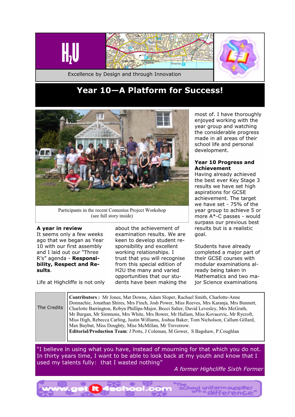 Vol 6 Issue 8 Yr 10 Special June 2007.Pub