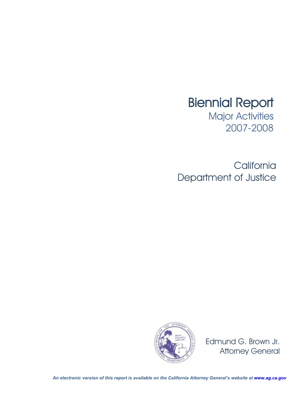 DOJ Biennial Report