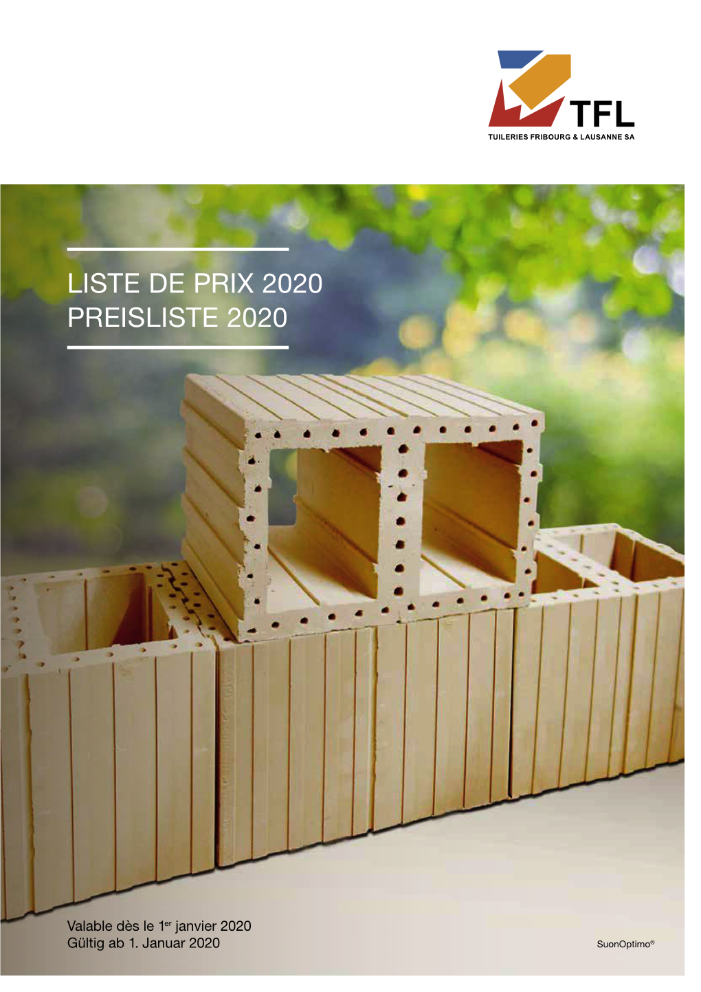 Liste De Prix 2020 Preisliste 2020