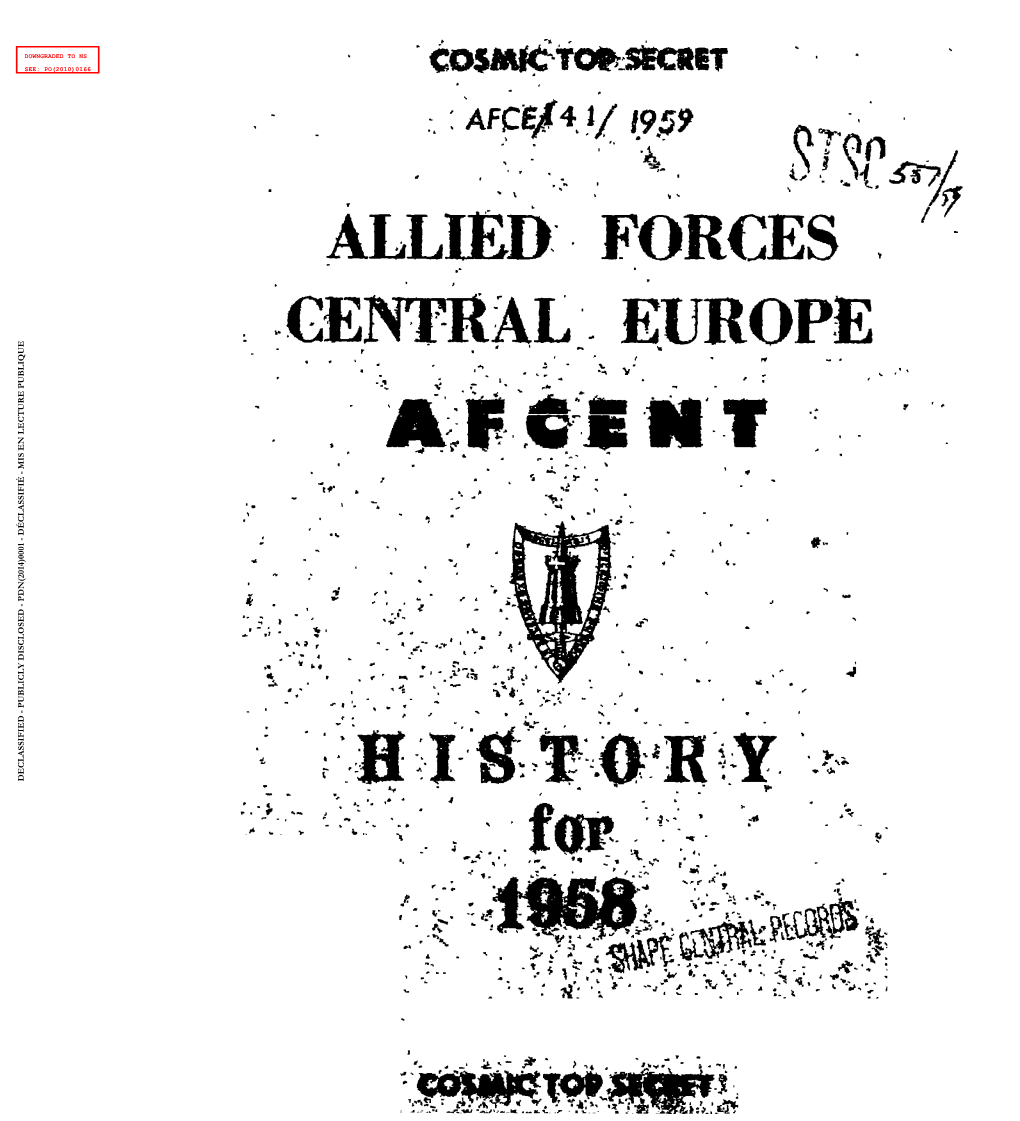 AFCENT History 1958