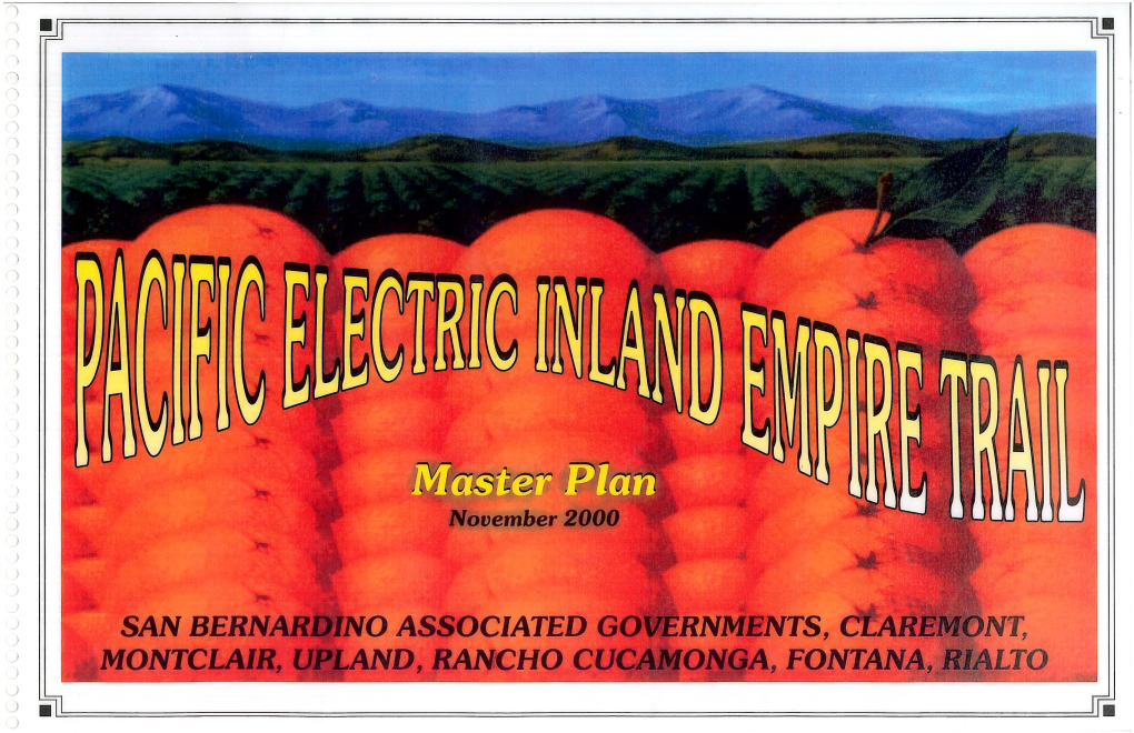 Pacific Electric Trail Master Plan.Pdf