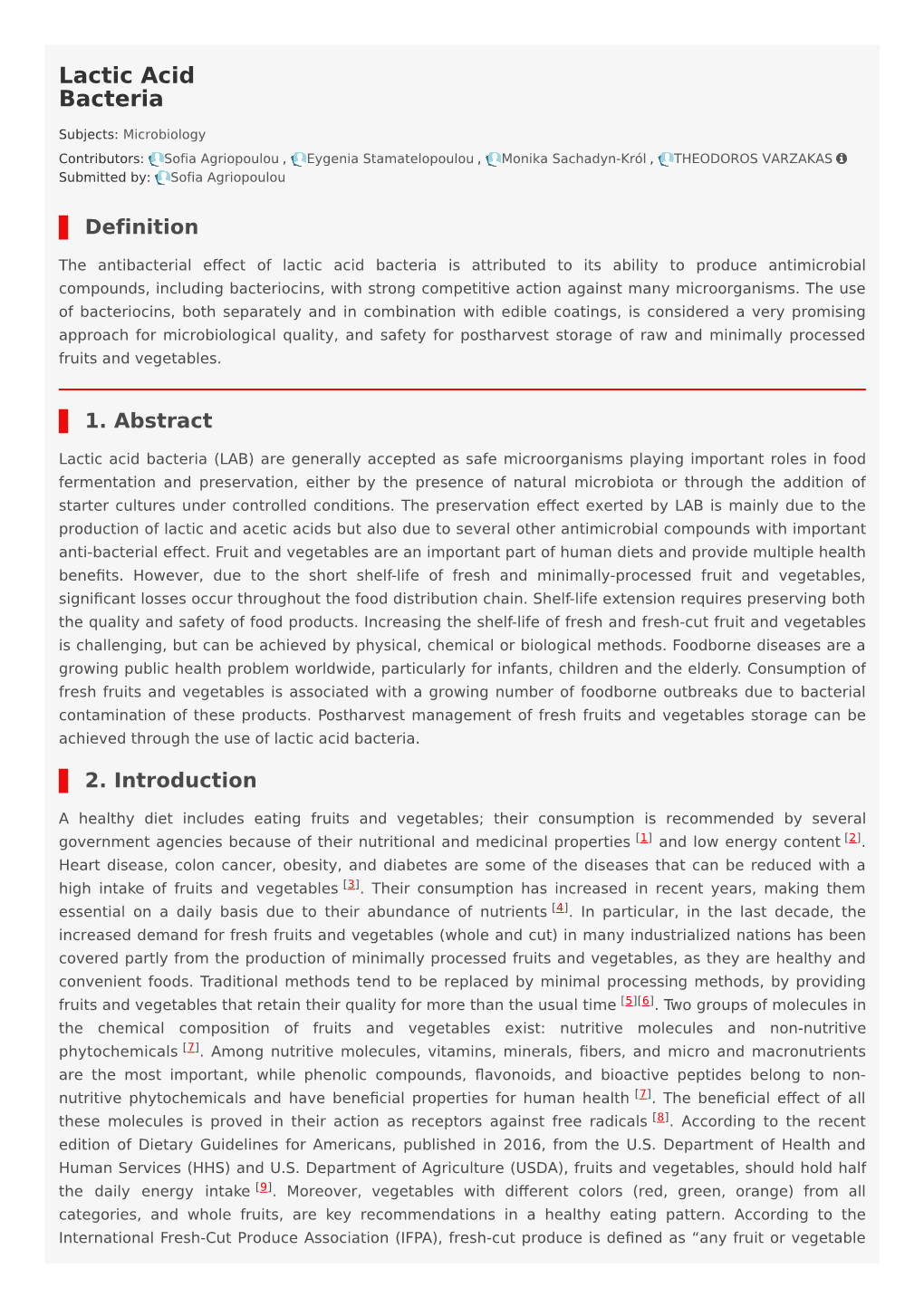 Lactic Acid Bacteria