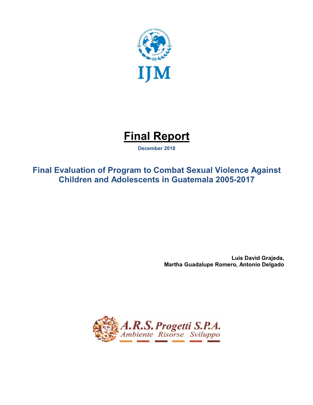 Final Report December 2018