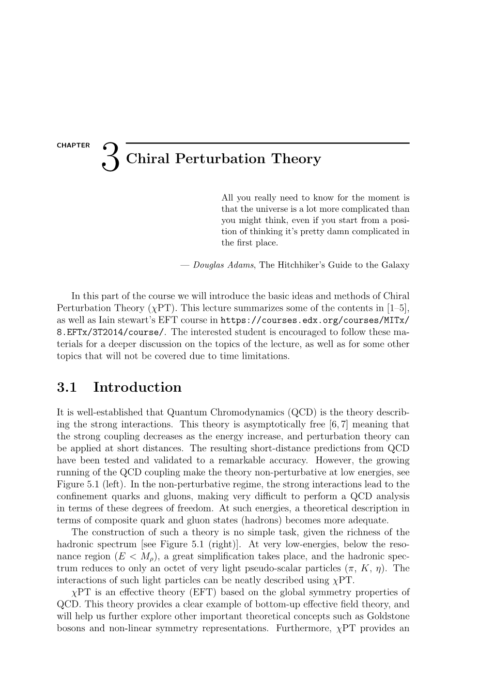 3Chiral Perturbation Theory