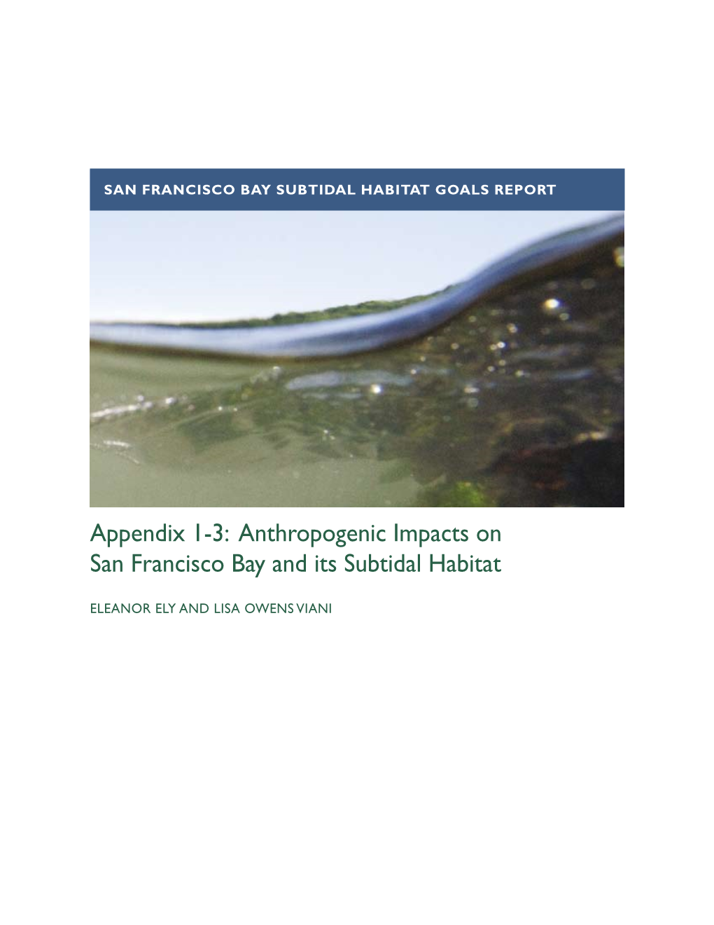 1-3 Anthropogenic Alterations