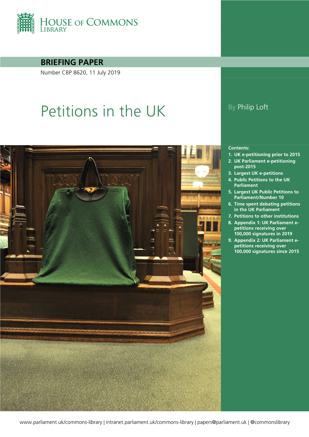 Petitions in the UK