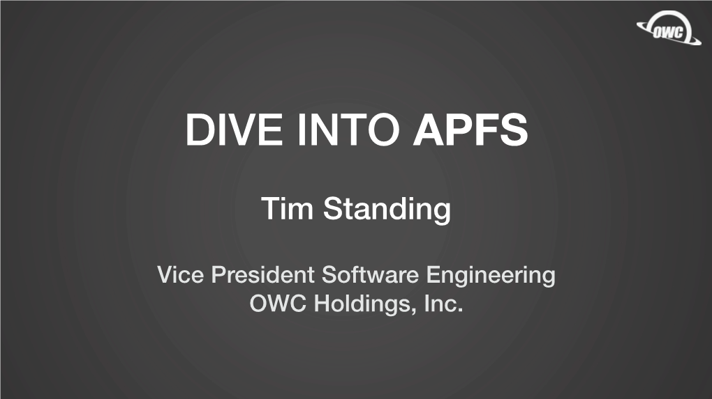 Vice President Software Engineering OWC Holdings, Inc. Follow up From