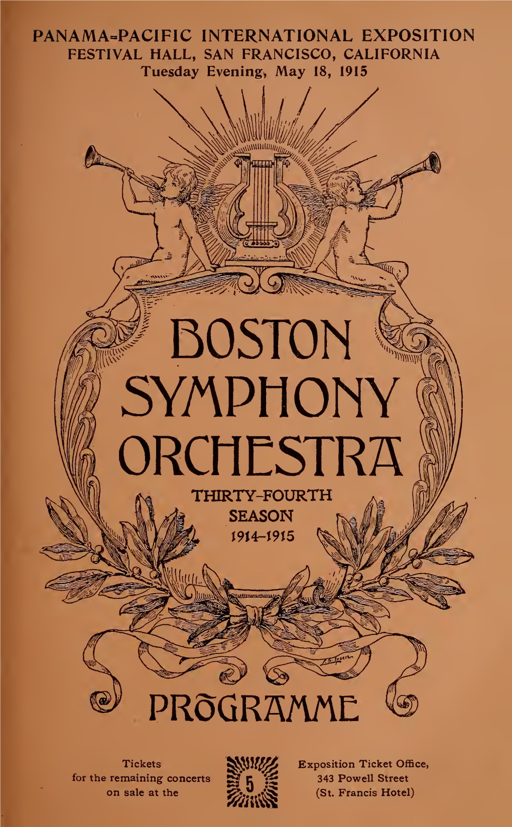 Boston Symphony Orchestra Concert Programs, Season 34, May 14