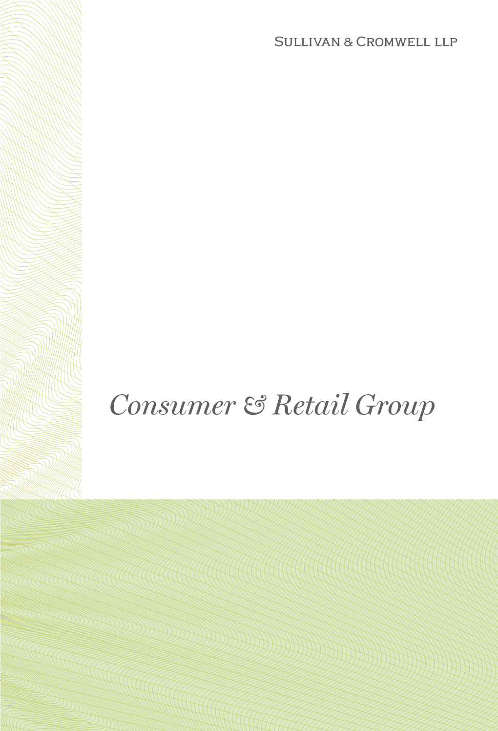 Consumer & Retail Group