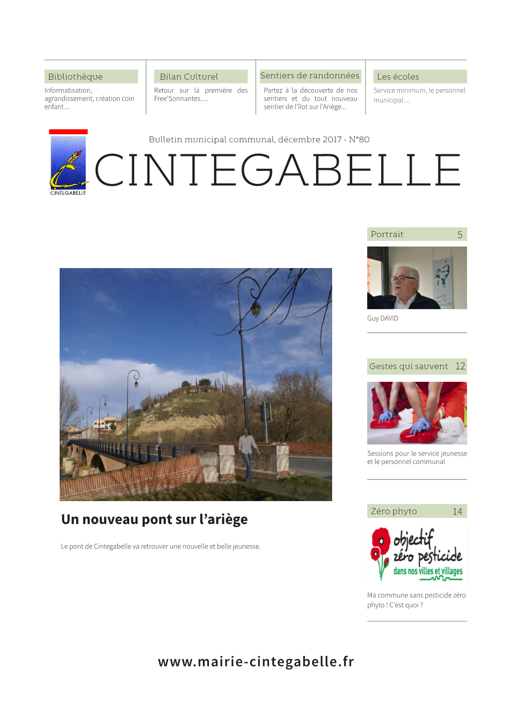 Mairie De Cintegabelle Habitant Et Par Type De Support
