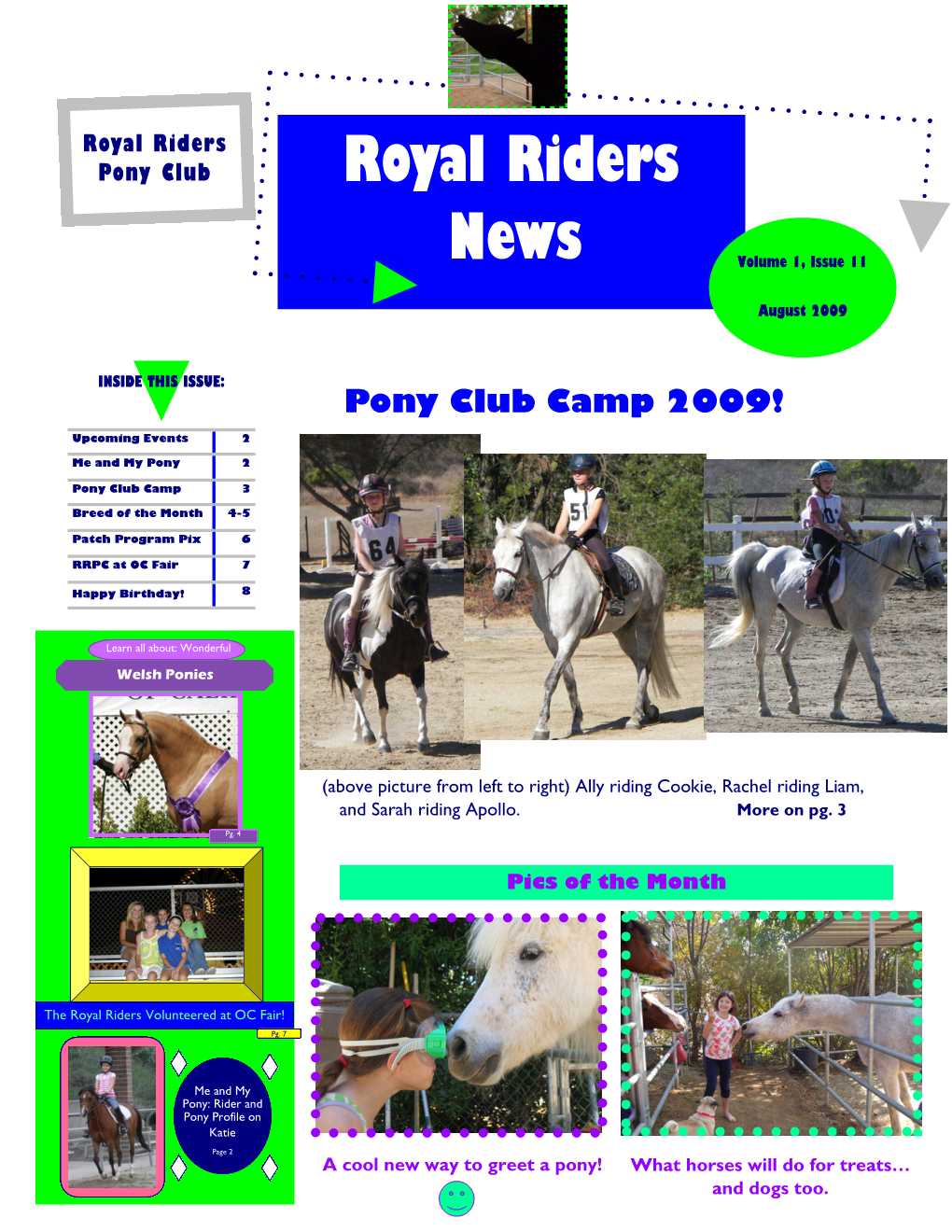 Pony Club Newsletter