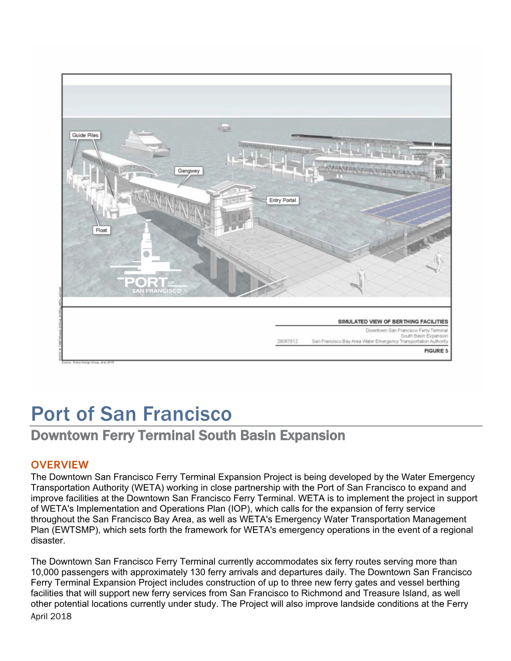 Downtown Ferry Terminal South Basin Expansion